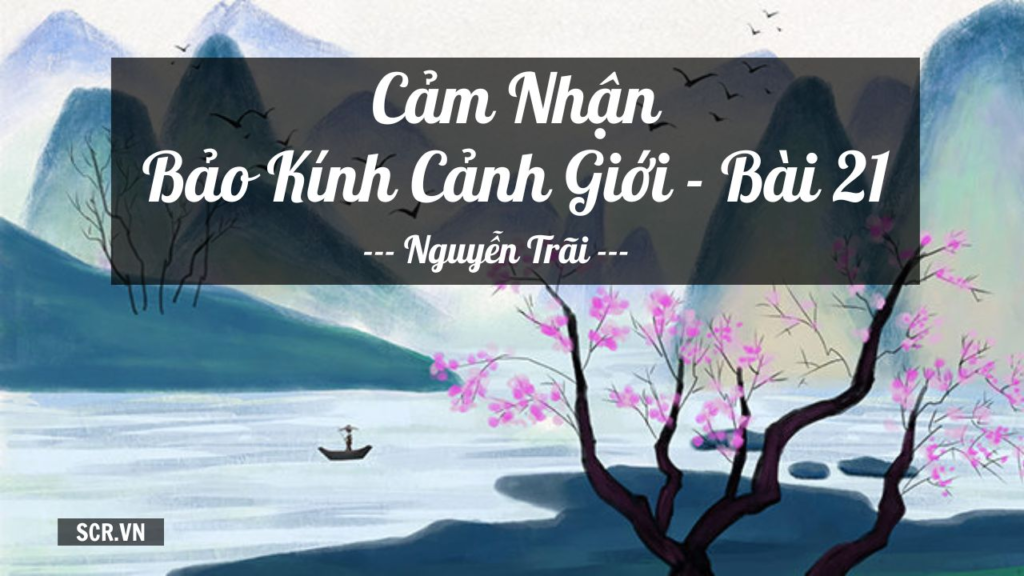 Bảo Kính Cảnh Giới Bài 21