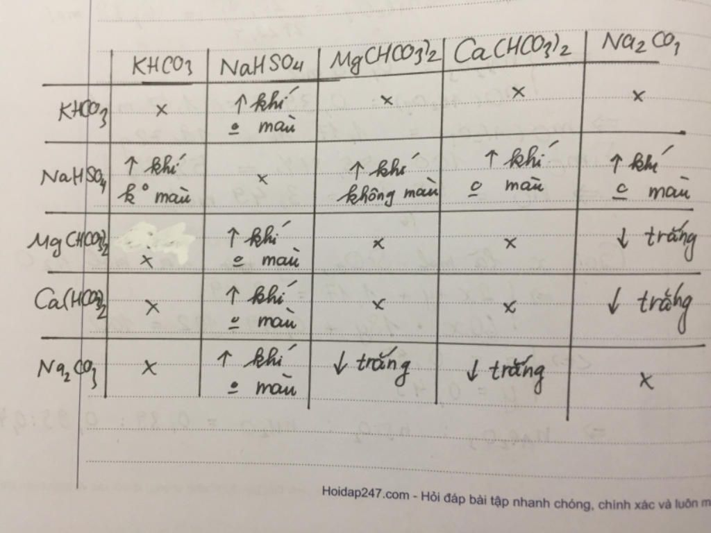 Phản Ứng Giữa Ba(HCO₃)₂ và NaHSO₄